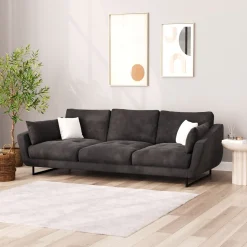 Sofa Samt DIYA anthrazit
