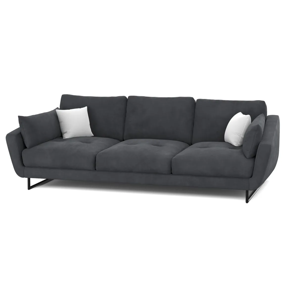 Sofa Samt DIYA anthrazit