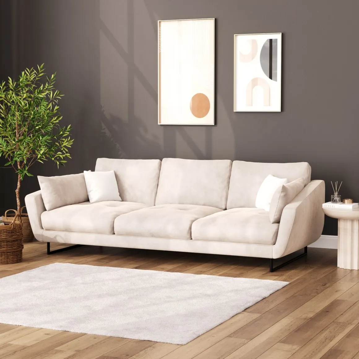 Sofa Samt DIYA beige