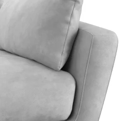 Sofa Samt DIYA hellgrau
