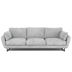 Sofa Samt DIYA hellgrau
