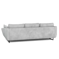 Sofa Samt DIYA hellgrau
