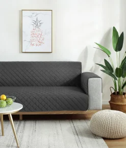 Sofaschoner 3-Sitzer 205 x 280 cm anthrazit