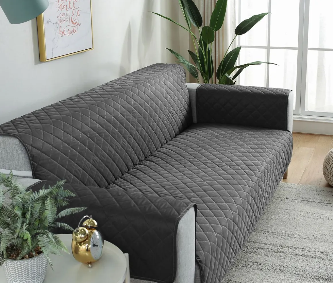 Sofaschoner 3-Sitzer 205 x 280 cm anthrazit