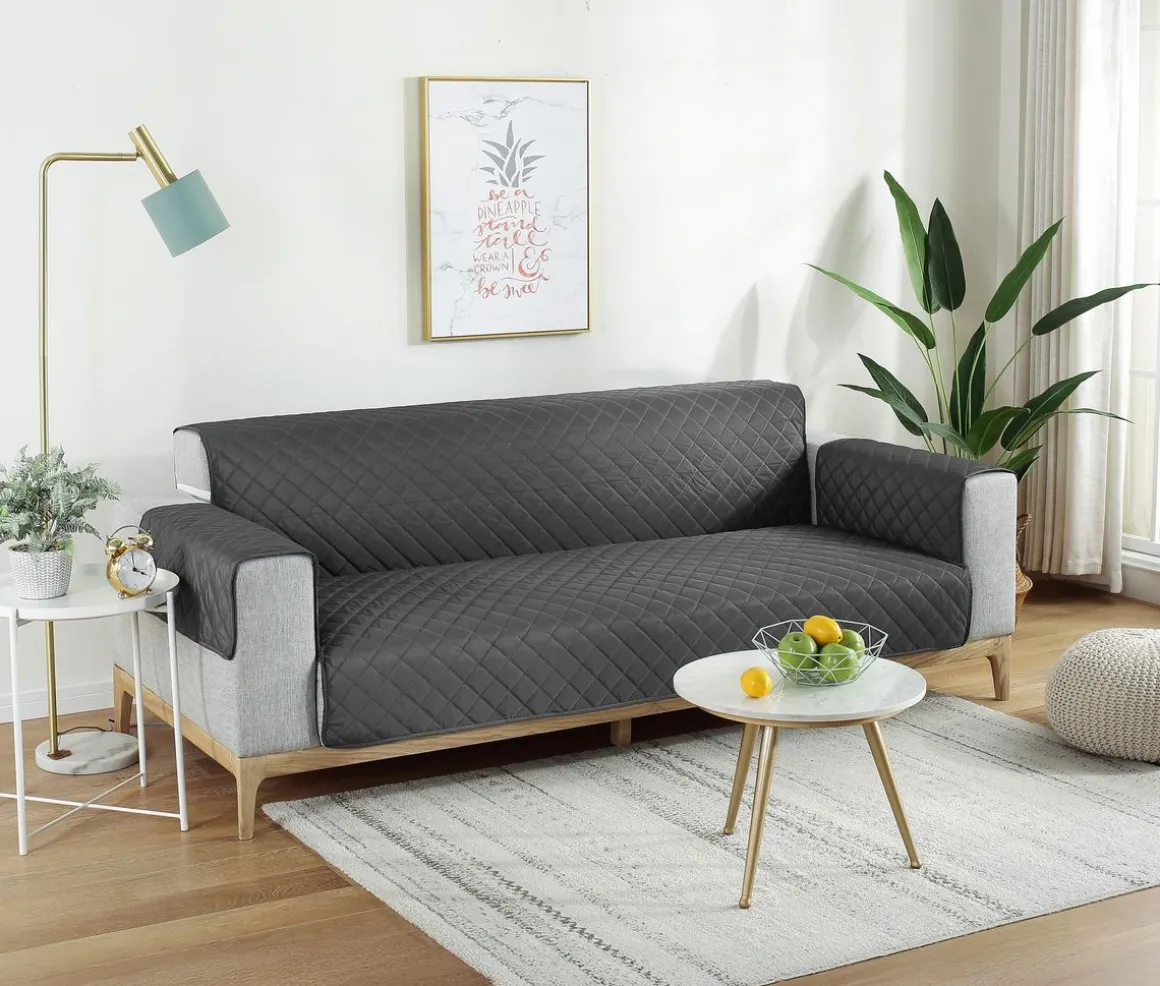 Sofaschoner 3-Sitzer 205 x 280 cm anthrazit