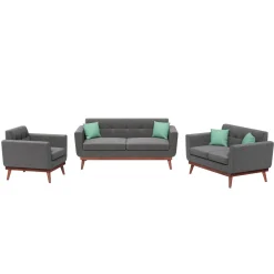 Sofa Set BAYLEE anthrazit