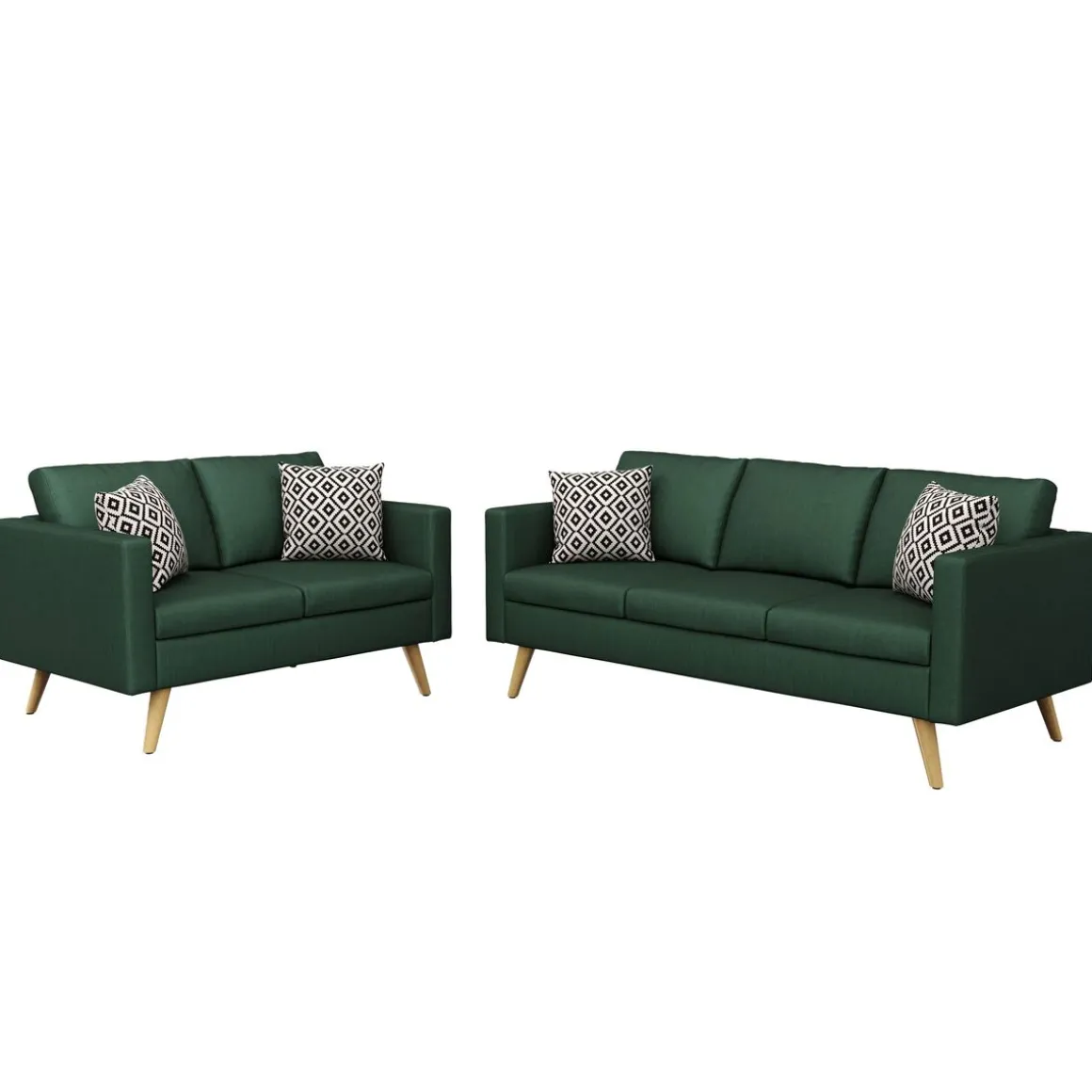 Sofa Set BLAIR dunkelgrün