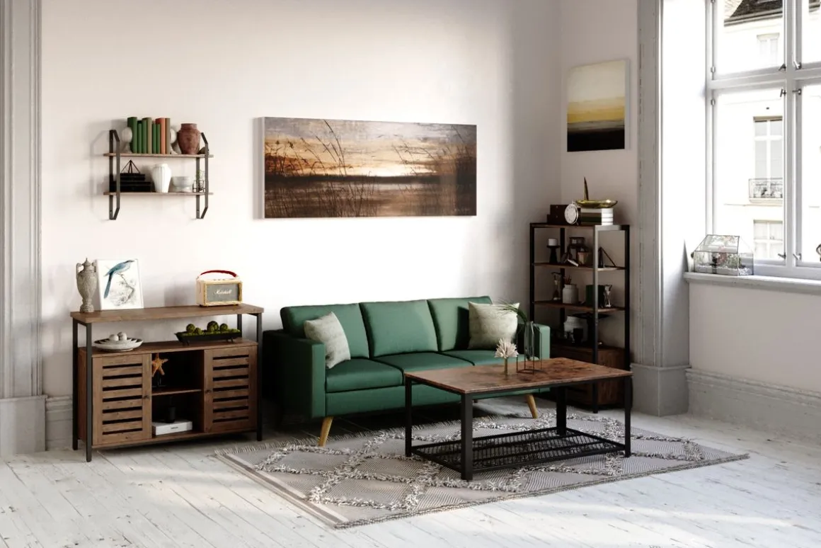Sofa Set BLAIR dunkelgrün