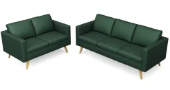 Sofa Set BLAIR dunkelgrün