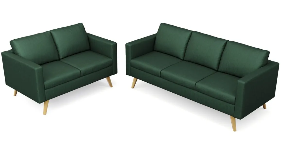 Sofa Set BLAIR dunkelgrün