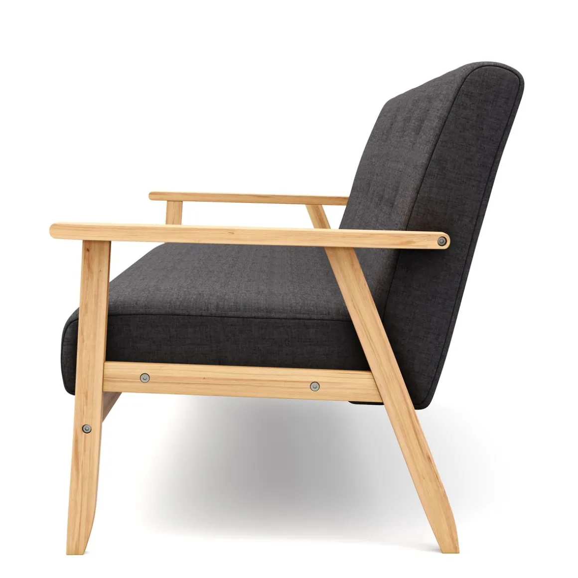 Sofa Set EDDY anthrazit