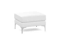 Sofa Set Leder LEX weiss