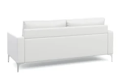 Sofa Set Leder LEX weiss