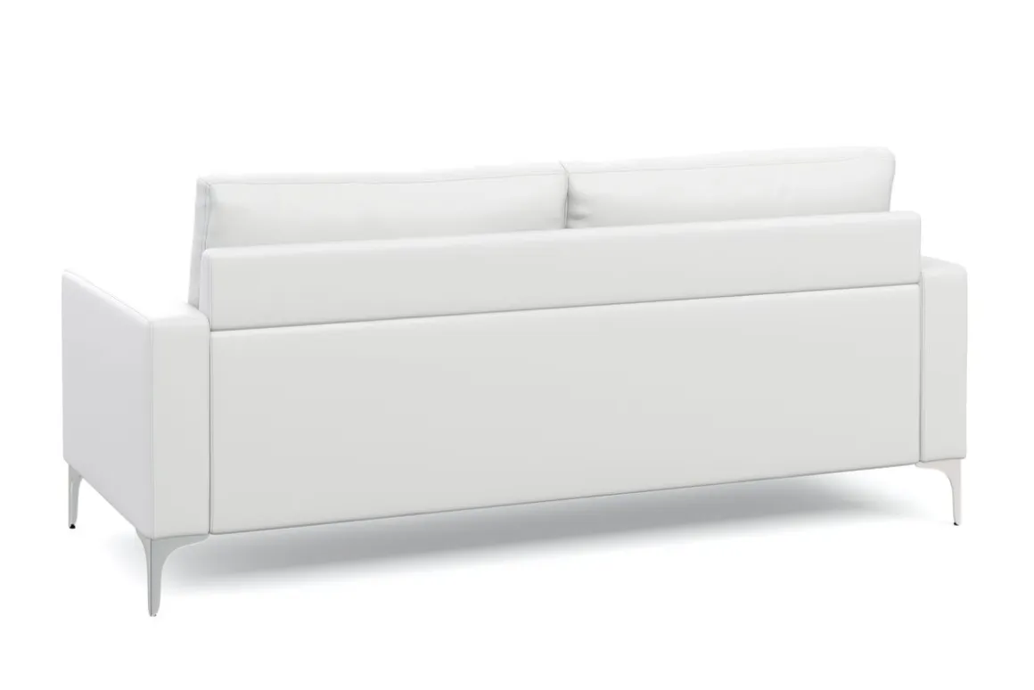 Sofa Set Leder LEX weiss