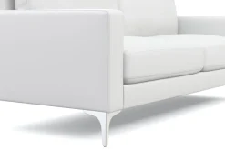 Sofa Set Leder LEX weiss