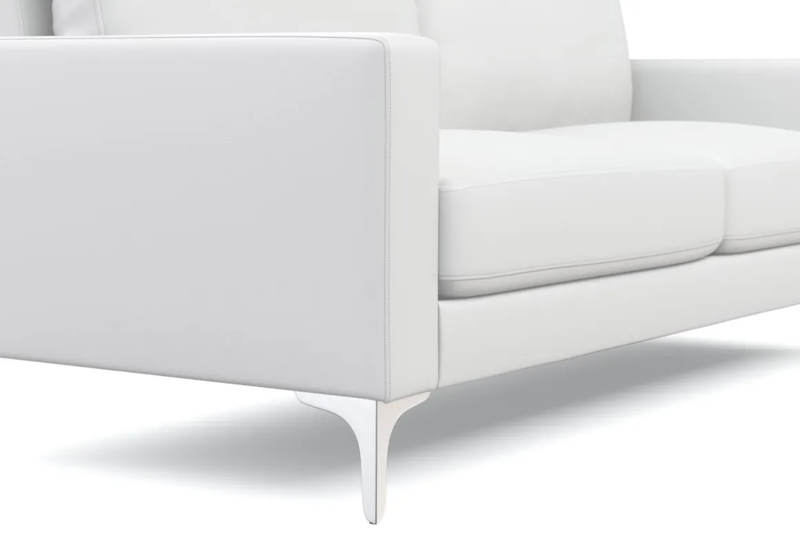 Sofa Set Leder LEX weiss