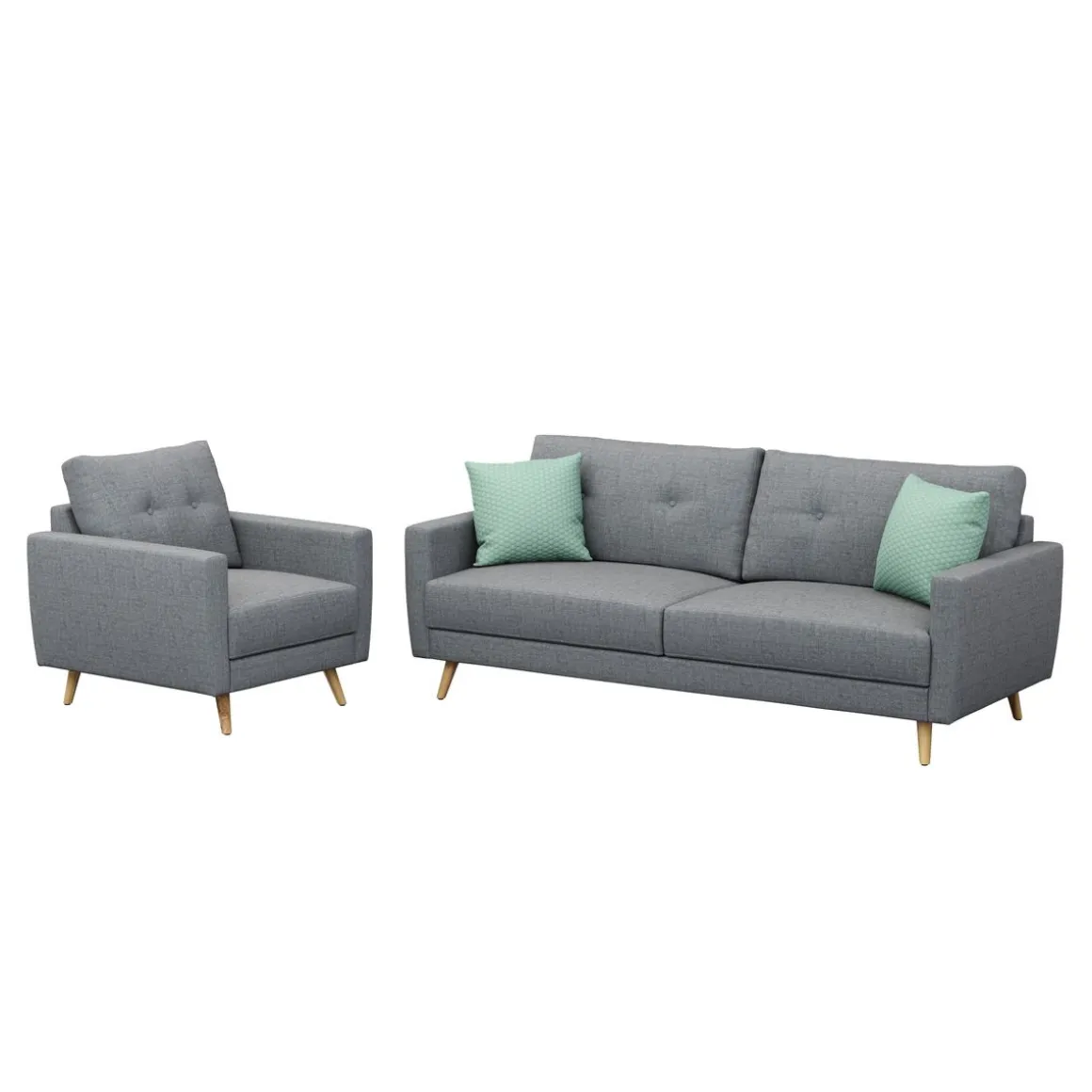 Sofa Set MANDY grau