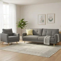 Sofa Set MANDY grau