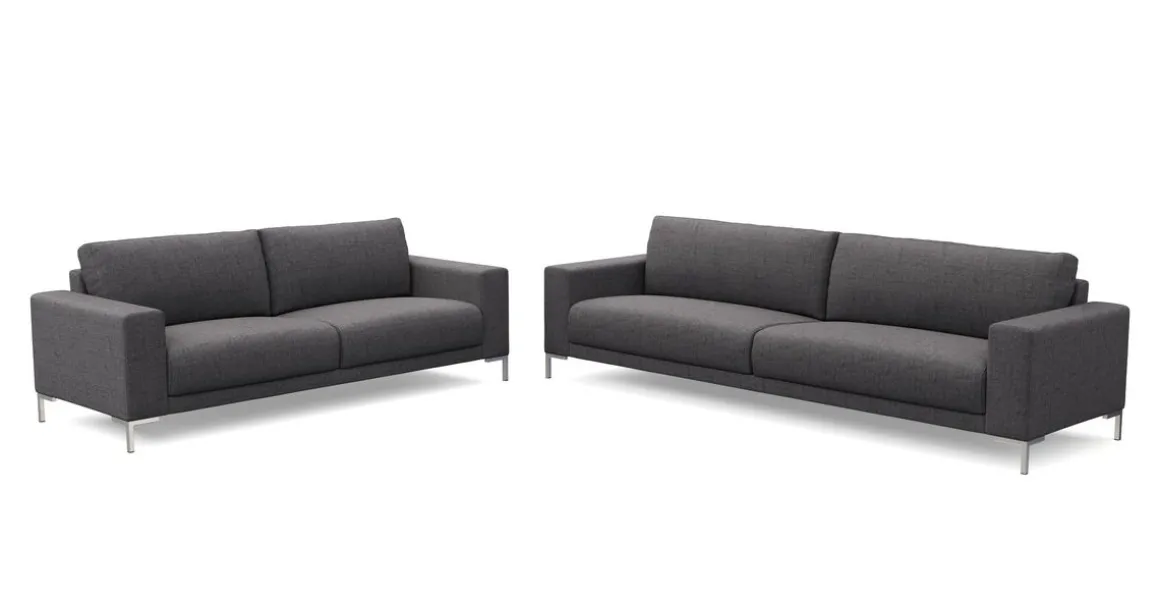 Sofa Set NOREEN anthrazit