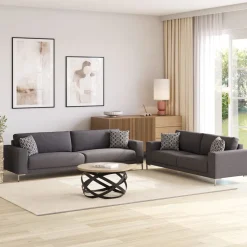 Sofa Set NOREEN anthrazit