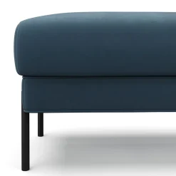 Sofa Set Samt ATTILA blau