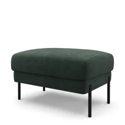 Sofa Set Samt ATTILA dunkelgrün