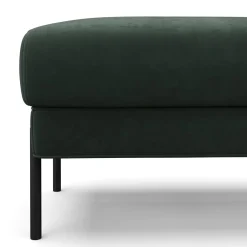 Sofa Set Samt ATTILA dunkelgrün