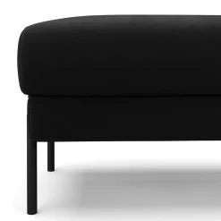 Sofa Set Samt ATTILA schwarz