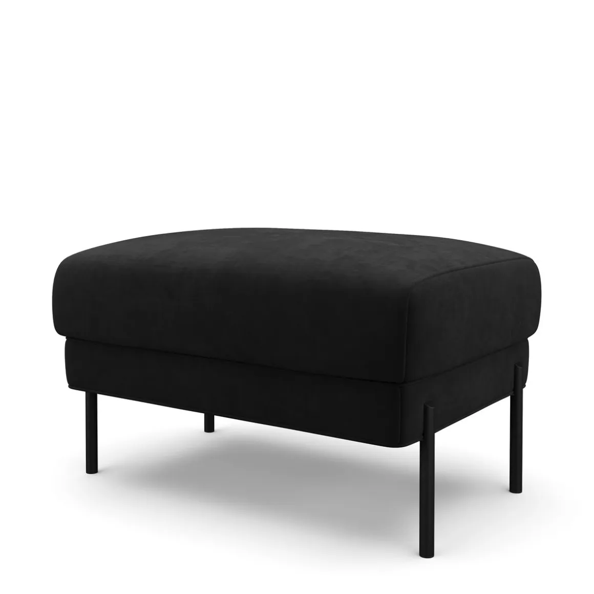 Sofa Set Samt ATTILA schwarz
