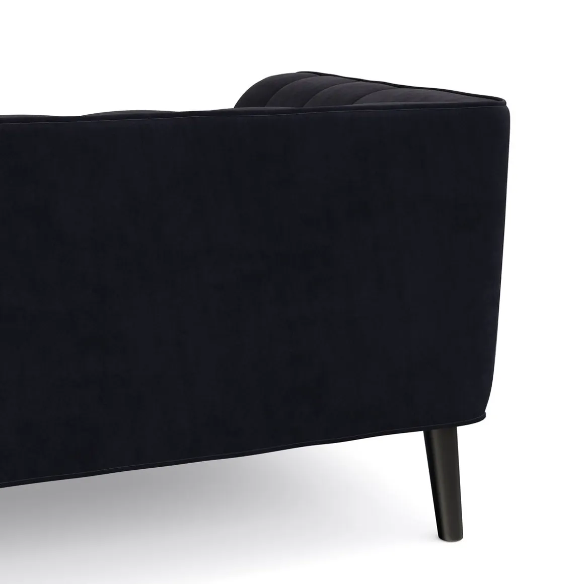Sofa Set Samt MERLIN anthrazit