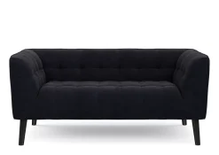 Sofa Set Samt MERLIN anthrazit