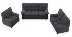 Sofa Set TOM anthrazit