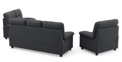 Sofa Set TOM anthrazit