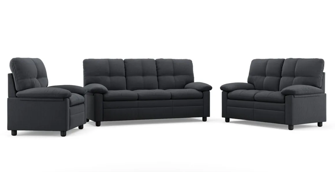 Sofa Set TOM anthrazit