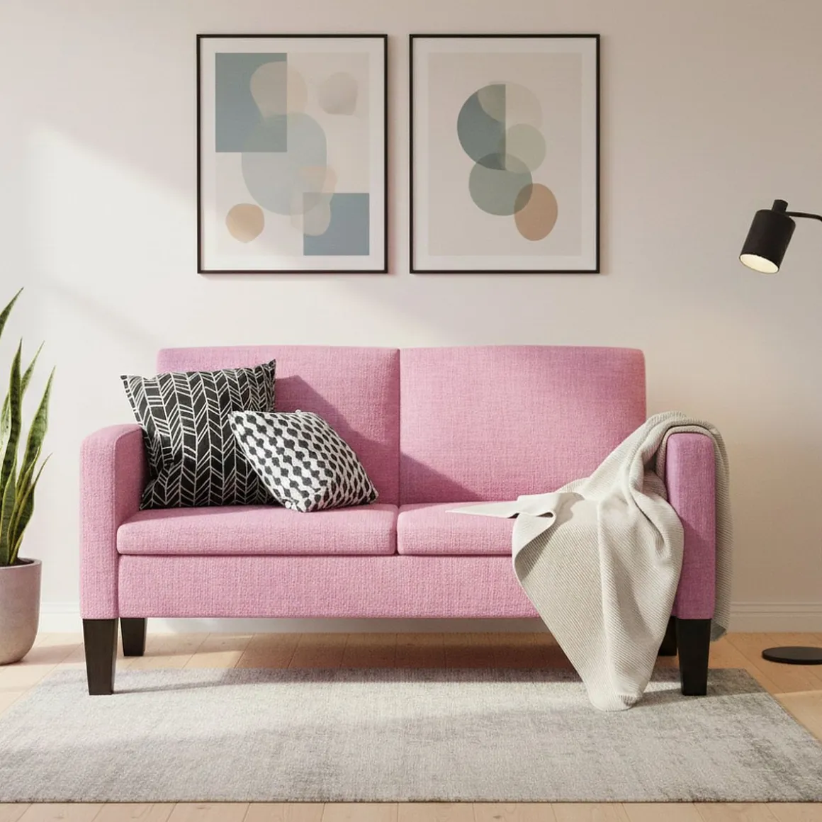 Sofa SVEN 2-Sitzer pink