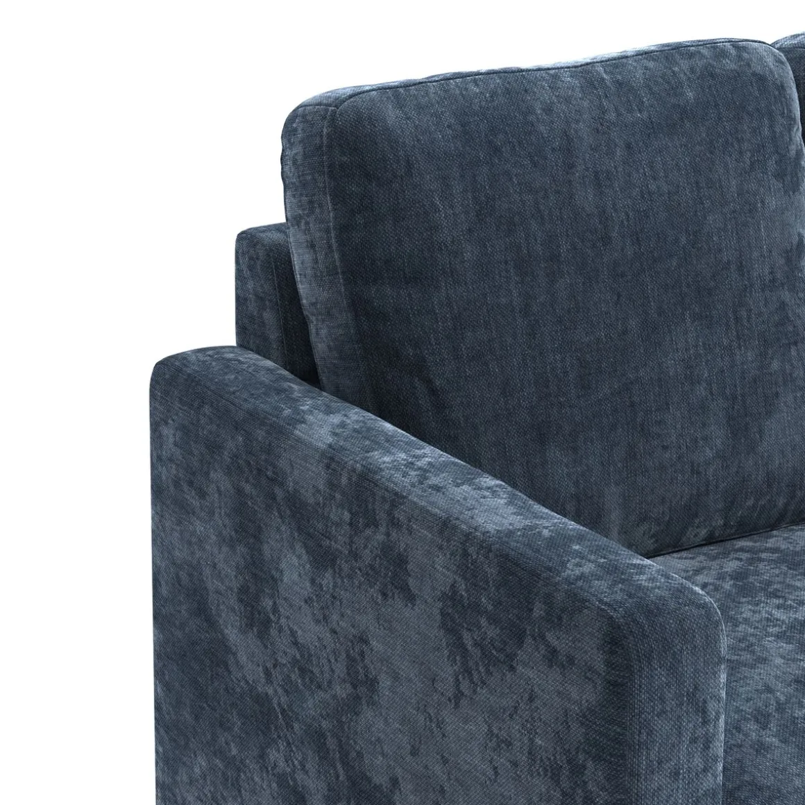 Sofa WINKLER 2-Sitzer dunkelblau