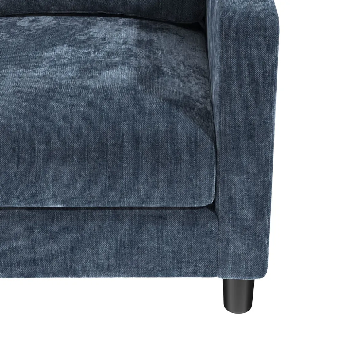 Sofa WINKLER 2-Sitzer dunkelblau