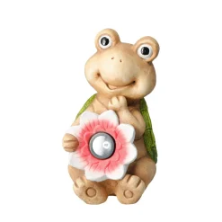 Solar Osterdeko Tier 34 cm bunt