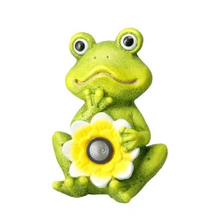 Solar Osterdeko Tier 34 cm bunt