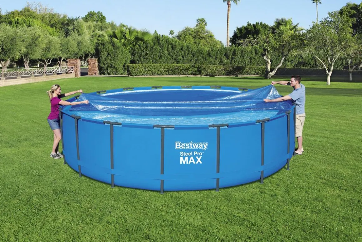 Solar Poolabdeckung rund 527 cm