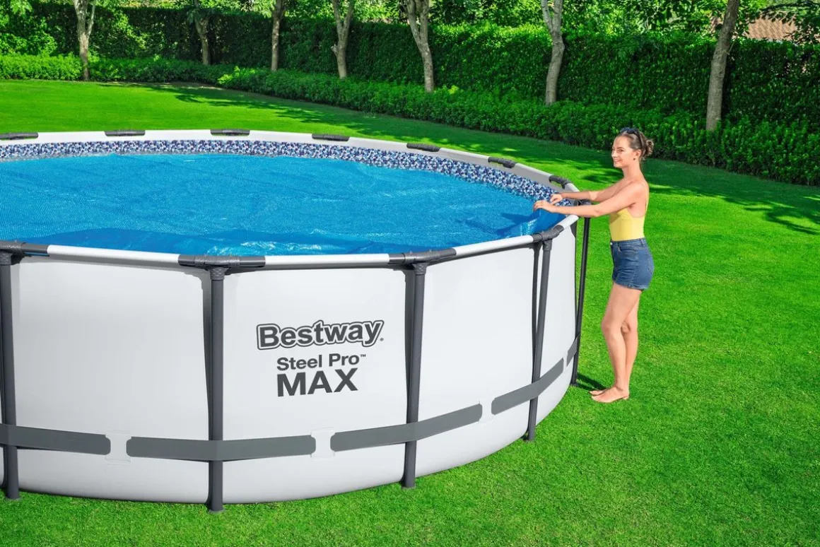 Solar Poolabdeckung rund 417 cm