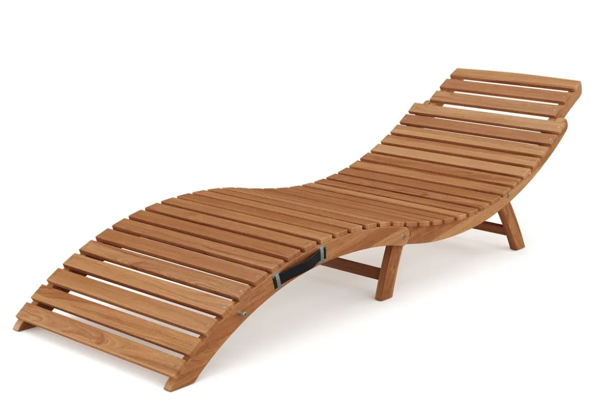 Sonnenliege Holz ALMERIA klappbar