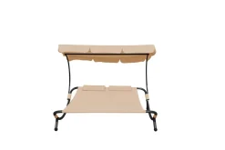 Sonnenliege 2 Personen beige