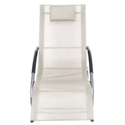 Sonnenliege Schaukelstuhl ANTIGUA beige