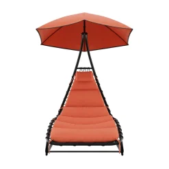 Sonnenliege Schaukelstuhl GRAVANA orange