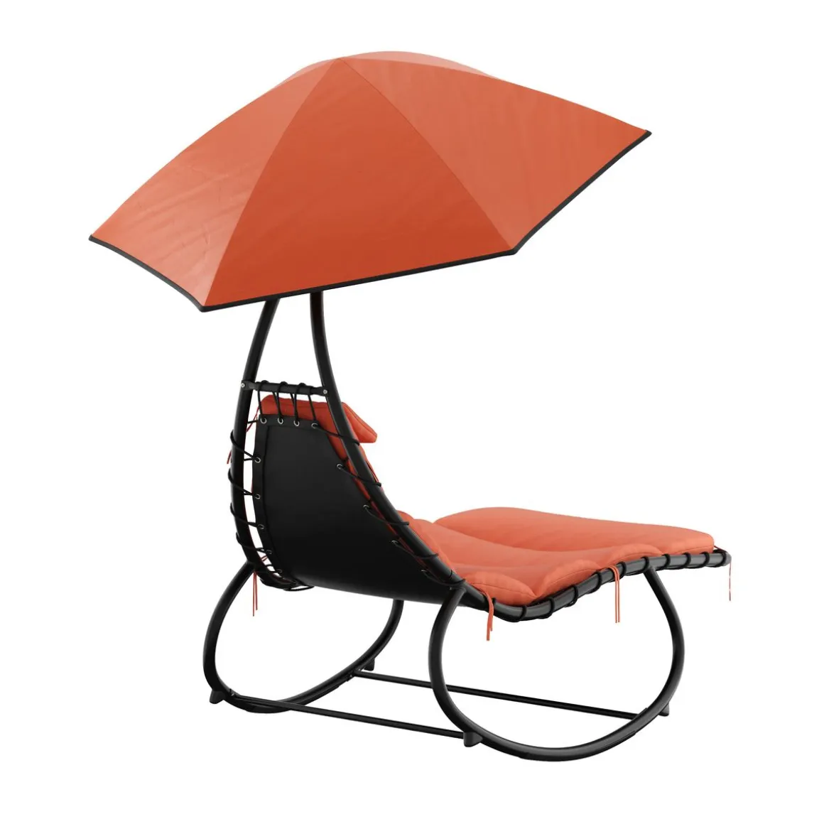 Sonnenliege Schaukelstuhl GRAVANA orange
