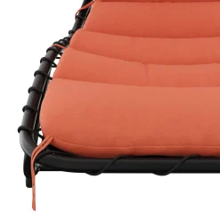 Sonnenliege Schaukelstuhl GRAVANA orange