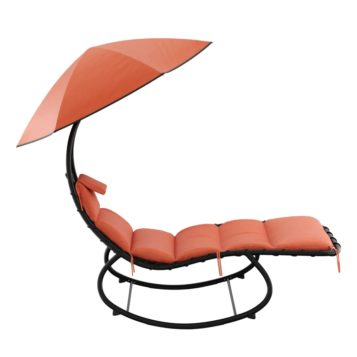 Sonnenliege Schaukelstuhl GRAVANA orange