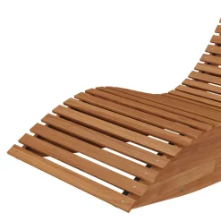 Sonnenliege Schaukelstuhl Holz BADALONA
