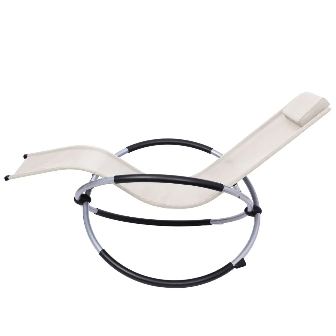 Sonnenliege Schaukelstuhl SAMANA beige